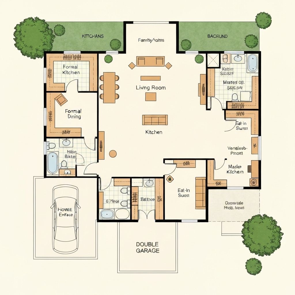 Residential Floor Plan - View Only